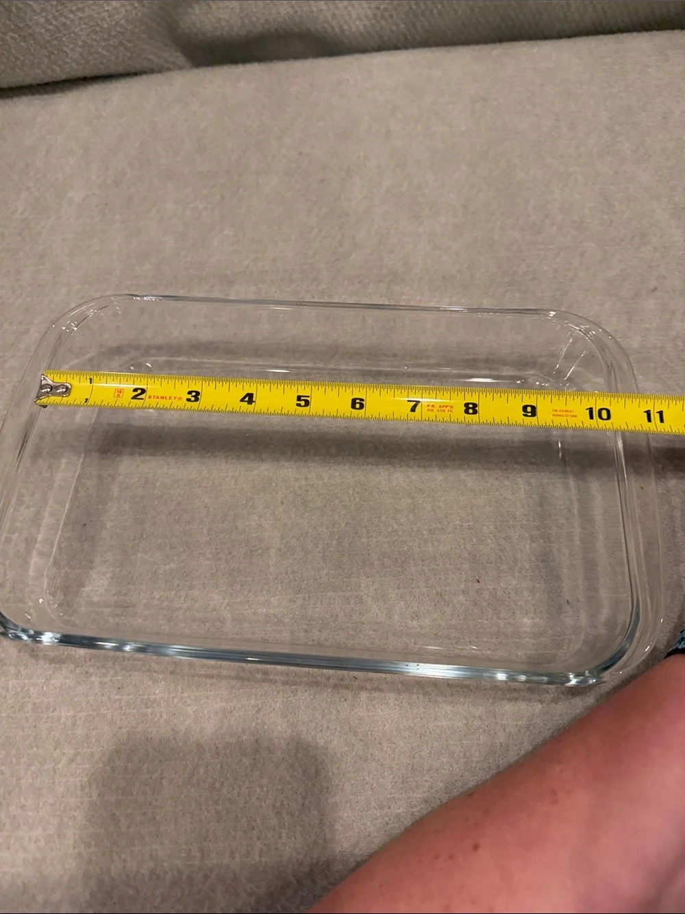 Clear Glass 10 X 7 Baking Dish